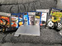 Sony PlayStation 2 set ps2 play station silber slim Bayern - Waldkraiburg Vorschau