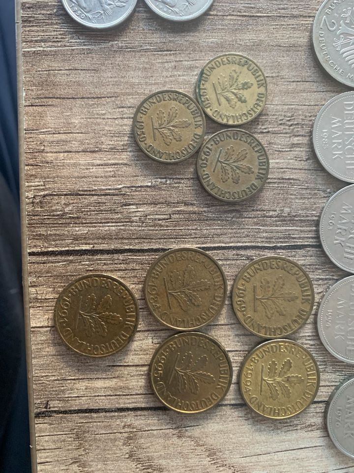 alte Mark-Münzen in Mainz