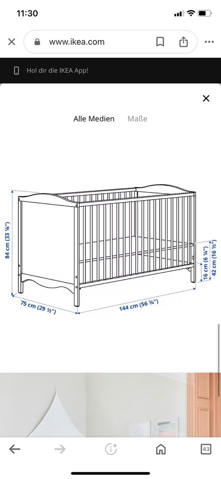 Ikea Babybett in Dötlingen