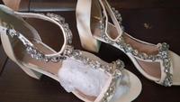 Marco Tozzo Sandale weiß Glitzer silber Gr. 37 neu Brautschuhe Bayern - Mantel Vorschau
