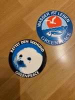 Aufkleber Greenpeace Seehund Robbe Wasser 80er 13 cm Sticker Rostock - Stadtmitte Vorschau