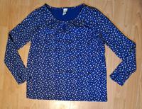 Gina Collection Shirt blau gemustert Stretch Größe 38(M) Niedersachsen - Syke Vorschau