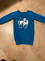 Bonprix Kleid sweat petrol Einhorn Gr. 104/110 Hessen - Rodgau Vorschau