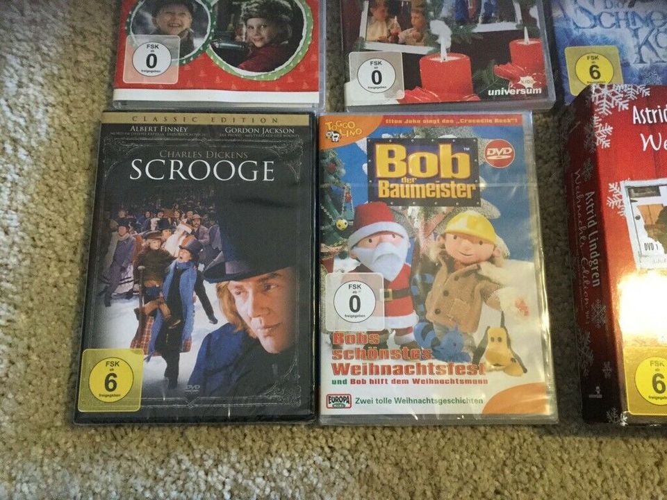 DVD Weihnachten,Kinder, neu,Olaf,Lindgren,Schneekönigin usw. in Neunkirchen a. Brand