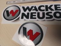 Aufkleberset gebraucht Restposten Wacker W Wacker Neuson Bayern - Burglengenfeld Vorschau