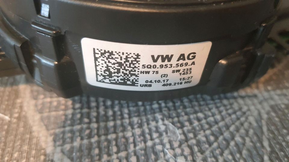 Valeo 5Q0953569A Wickelfeder Schleifring VW Skoda Seat Audi defek in Grünhainichen