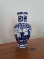 Vase *T.Delfts Bleau* Motiv Windmühle Keramik Mecklenburg-Vorpommern - Wismar Vorschau