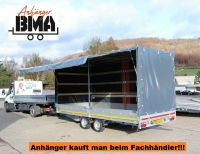 EDUARD Anhänger Hochlader 506x200x220 3500kg Aufbau Klappe + Roll Baden-Württemberg - Tannheim Vorschau