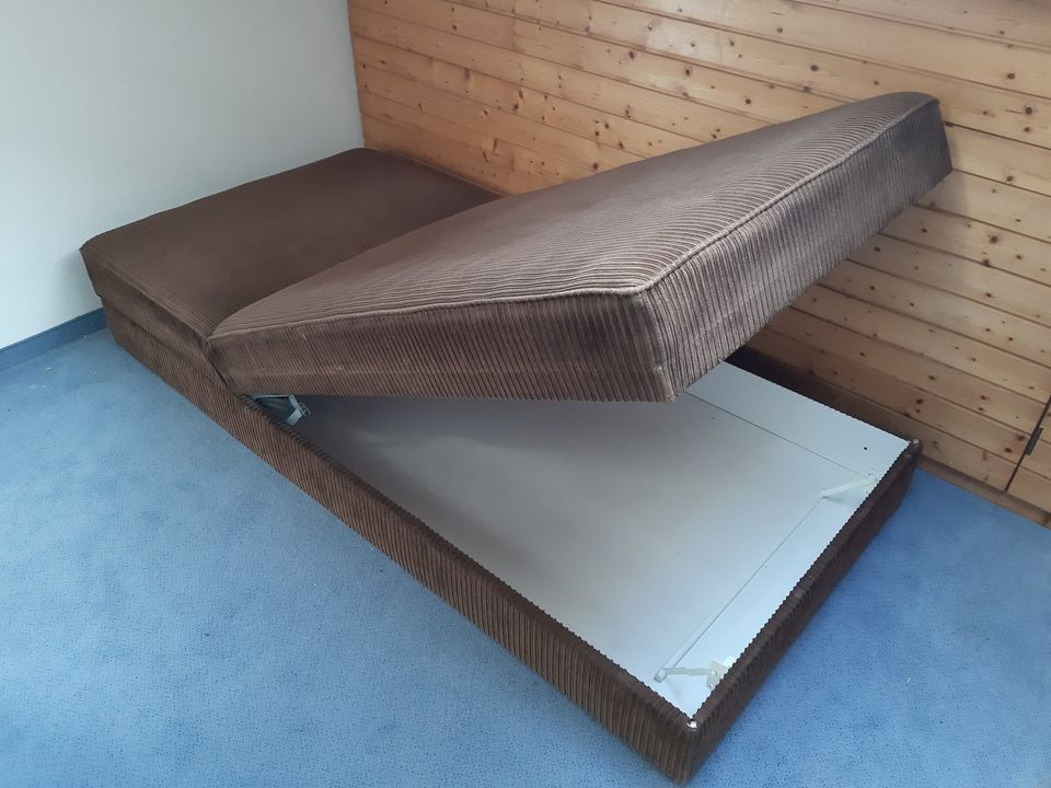 1 Schlafcouch, Bett, Sofa braun gebraucht in Dettenhausen