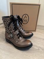 NEUw. Boots | Stiefeletten | ASH | Gr. 38 | Metallik & Nieten Niedersachsen - Neu Wulmstorf Vorschau