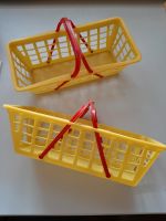 2 gelbe Spielzeug Einkaufskörbe für Kaufladen, Retro, Vintage Bayern - Sonthofen Vorschau