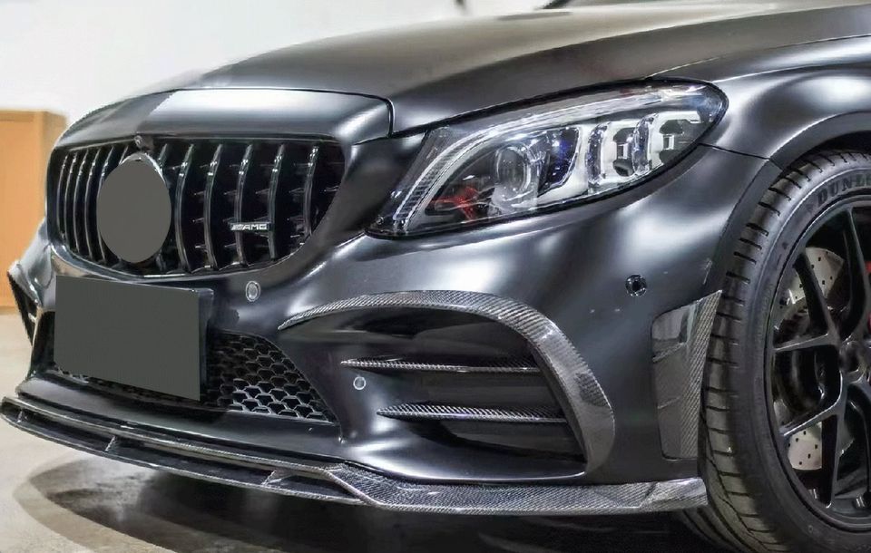 Carbon Frontlippe Spoiler für für Mercedes AMG C43 205 Facelift in Weißensberg