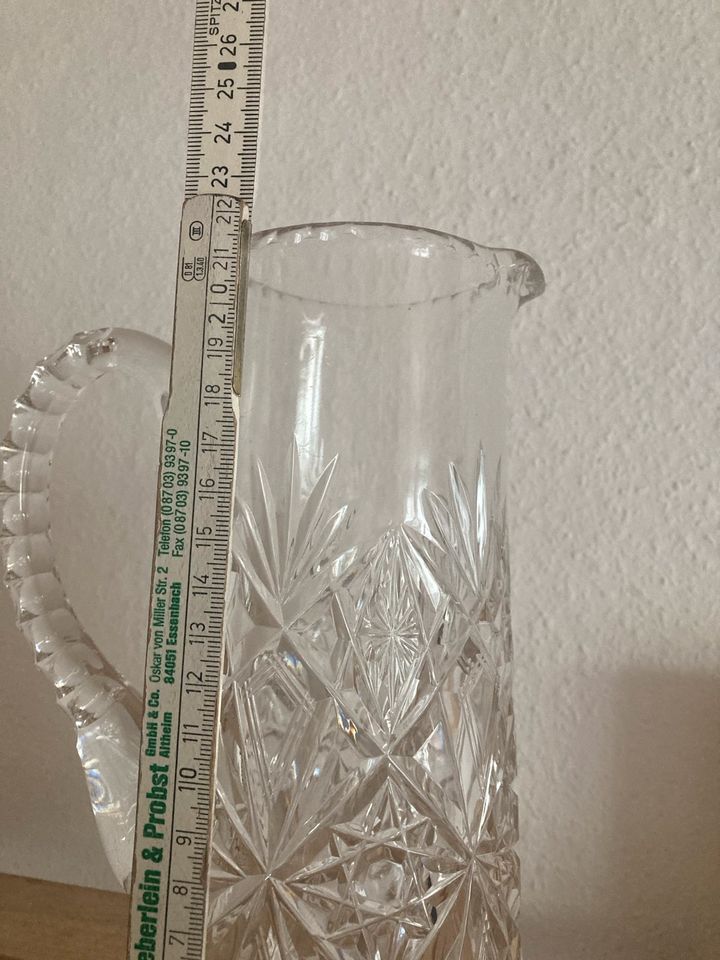 Kristallglaskrug oder Vase in Heideck