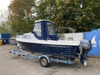 Angelboot Motorboot Crescent Hanö +  F50 + Trailer Gebrauchtboot Kiel - Hassee-Vieburg Vorschau