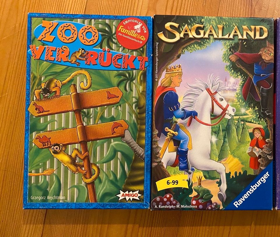 Ravensburger u. Amigo Spiele/Sagaland/Zoo verr. in Hanstedt Kr Uelzen