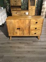 Sideboard Mango Massivholz mit 2 Türen und 3 Schubladen B. 120 cm Nordrhein-Westfalen - Witten Vorschau