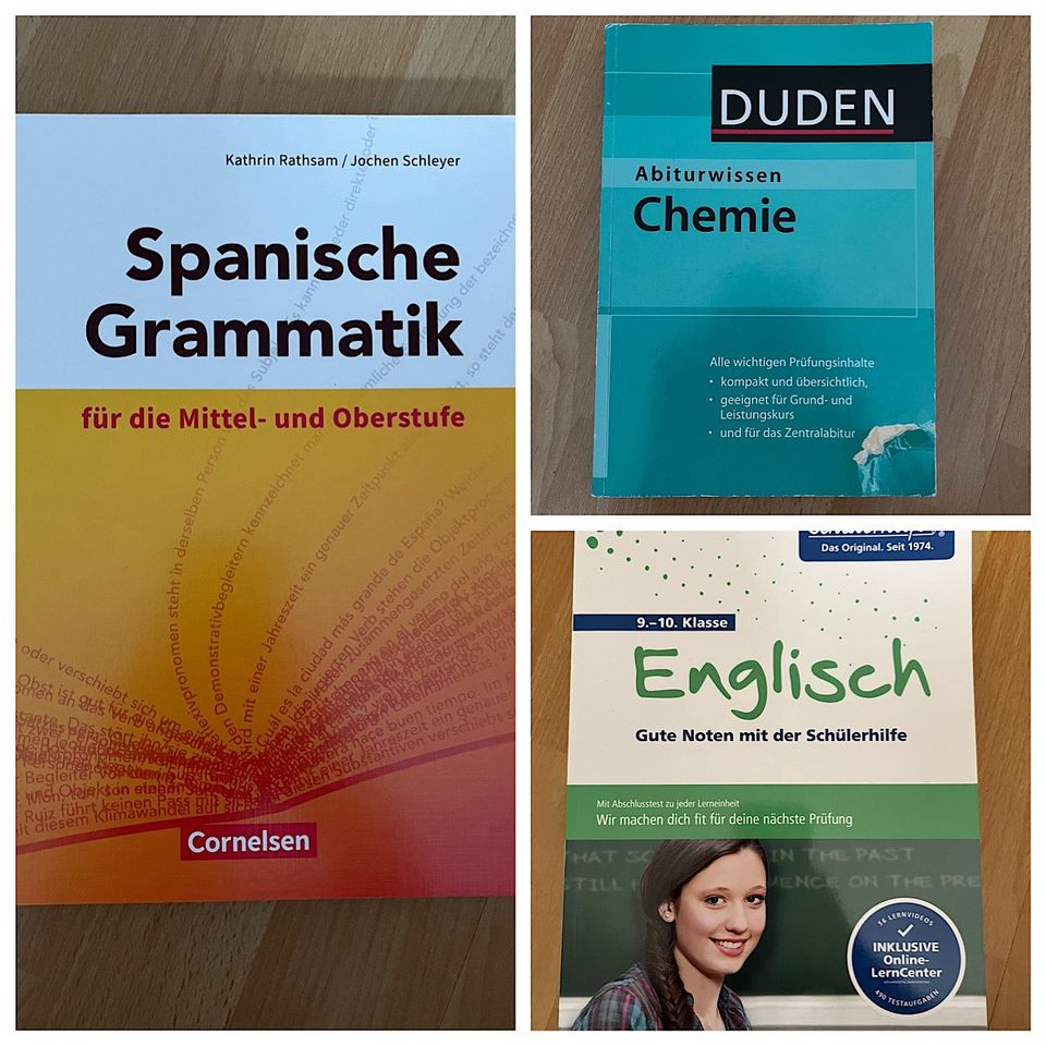 3 verschiedene Schulbücher: Spanisch Cornelsen, Chemie Duden, … in Oldenburg