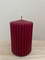 Kerze rot mit Rillen neu Geburtstag Hochzeit Baden-Württemberg - Villingen-Schwenningen Vorschau