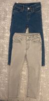 2x H&M Kinder Jeans Slim Fit blau grau 104 Hessen - Roßdorf Vorschau