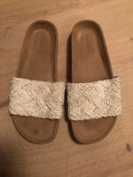 Pantolette Graceland beige creme Stoff Gr. 38 Hausschuhe Hessen - Idstein Vorschau