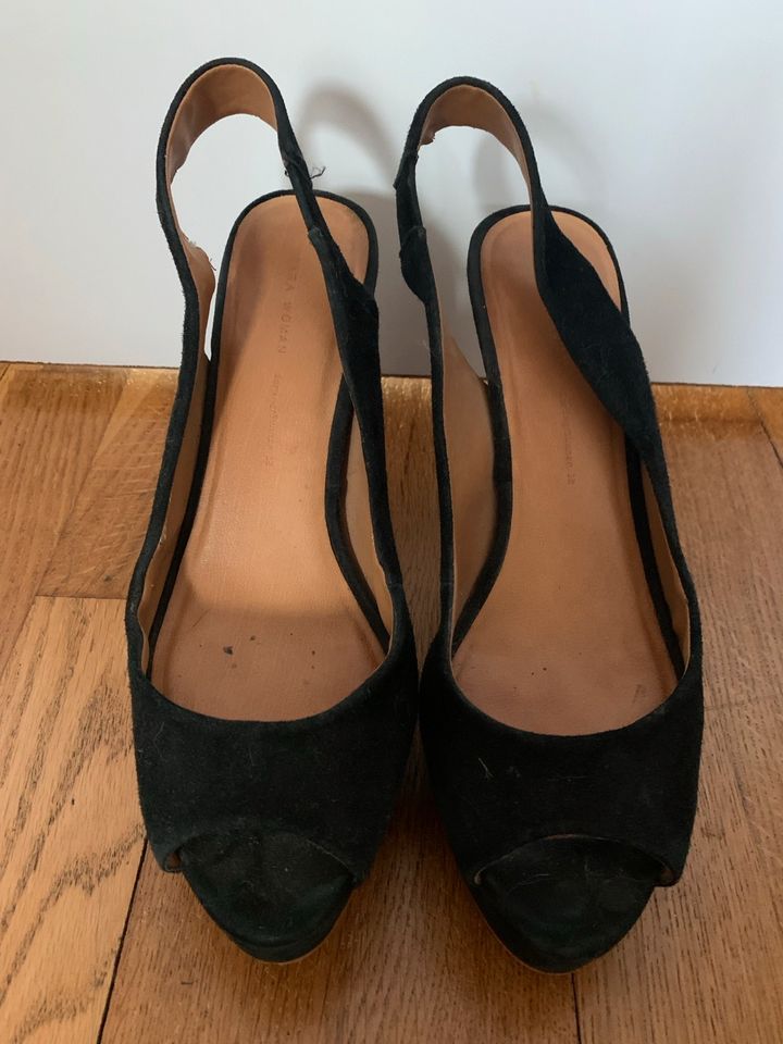 Zara High Heels Pumps Plateau schwarz Gr. 41 in Stolberg (Rhld)