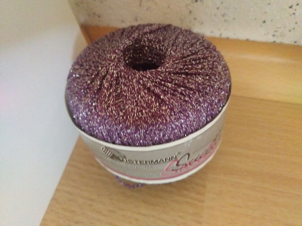 Wolle Austermann Sucette, Farbe: Silber-Violet, Farbe: 33 in Hohberg