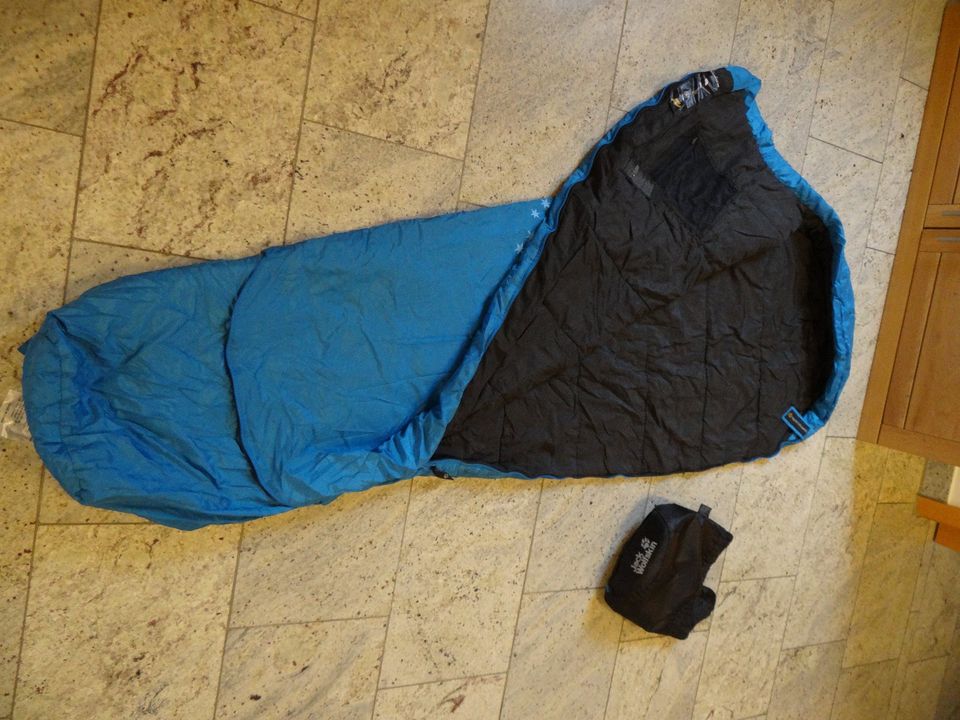 Schlafsack Jack Wolfskin "Grow up Star" für Kinder bis 160cm in Ingolstadt