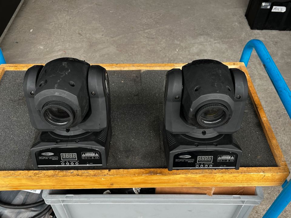 2x Showtec Kanjo Spot 10 Moving-Head in Brombachtal