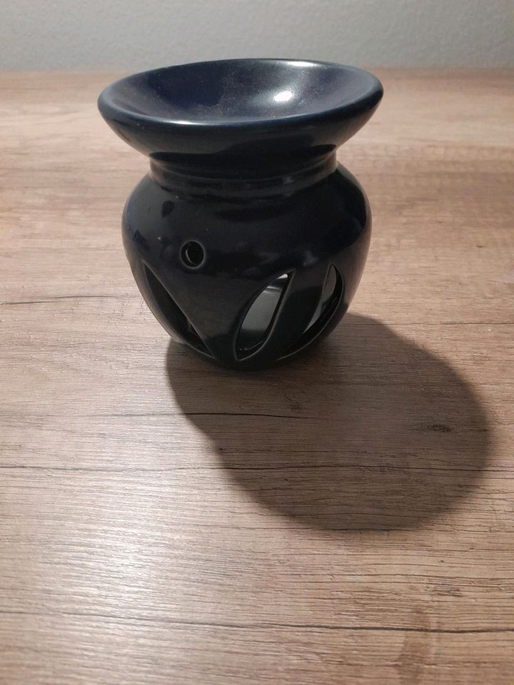 Verschiedenes blau Vase Glas Schale Duftlampe in Gengenbach