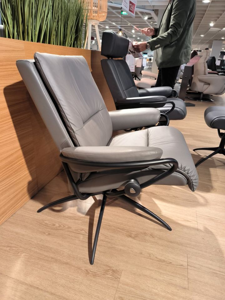 Stressless Sessel Tokyo M Leder Paloma Farbe Metal grey in Mülheim (Ruhr)