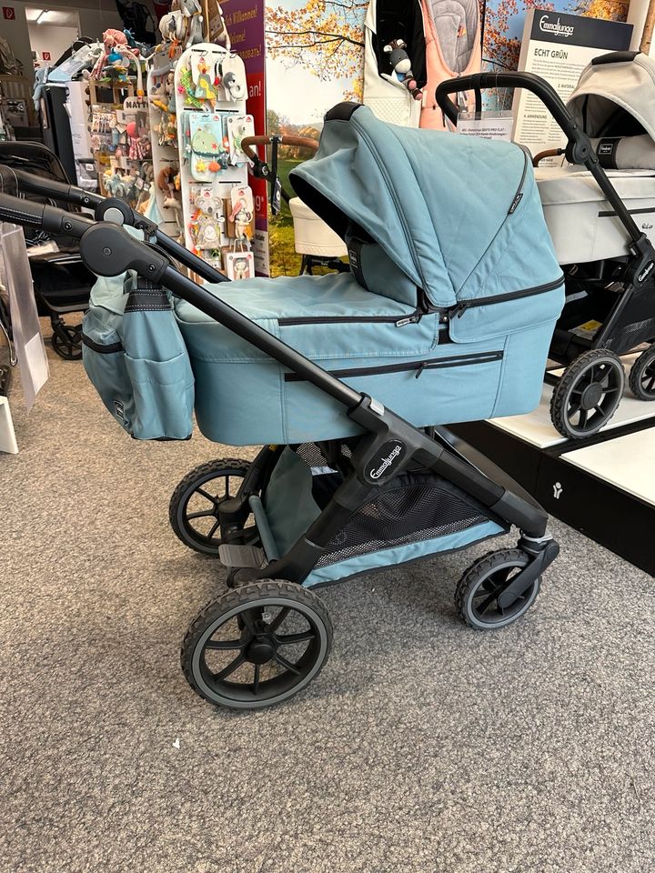 NEU - Emmaljunga NXT90 FLAT - Glacier limited 2023 Kombi-Kinderwagen - %%%~Aktion mit Zubehör-Paket - NEU - FIRLEFANZ in Berlin