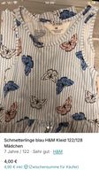 Schmetterlinge blau Kleid Sommer Sommerkleid Mädchen H&M 122 Nordrhein-Westfalen - Olfen Vorschau