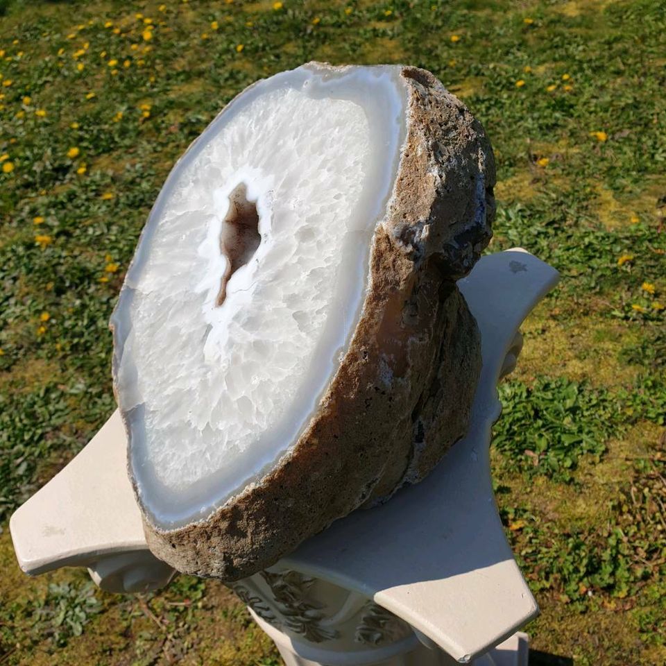 Schöne große Achat / Mineralien Geode / Druse ( 15,8 kg ) RS006 in Recklinghausen