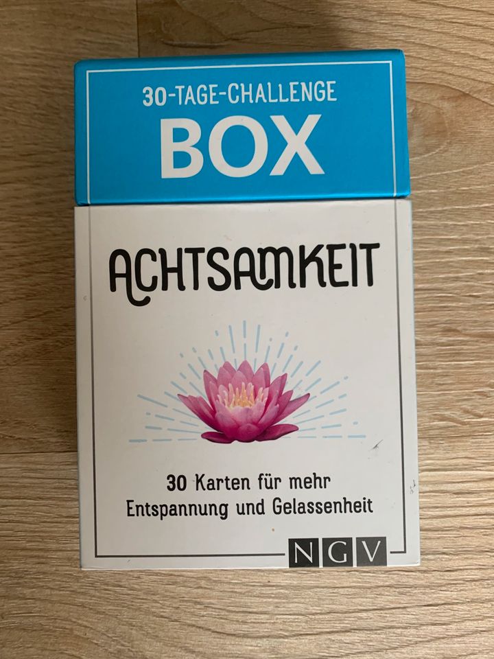 30 Tage challenge Box Achtsamkeit (auch um sich zu beruhigen) in Köln