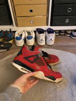 Nike Air Jordan 4 Retro Toro Bravo 43 rot schwarz grau Bayern - Weilheim Vorschau