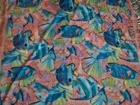 Schal, Tuch, Seide 115×115 Pastellfarben Fische Sommer Nordrhein-Westfalen - Kleve Vorschau