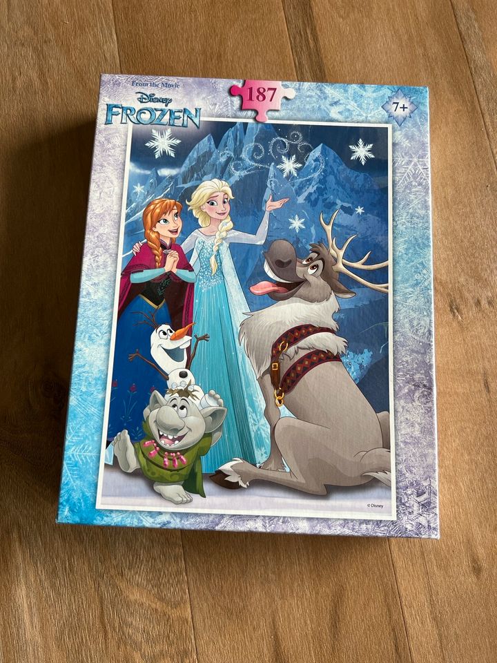 Anna und Elsa Disney Frozen Puzzle 187 Teile / Vollständig in Gudensberg