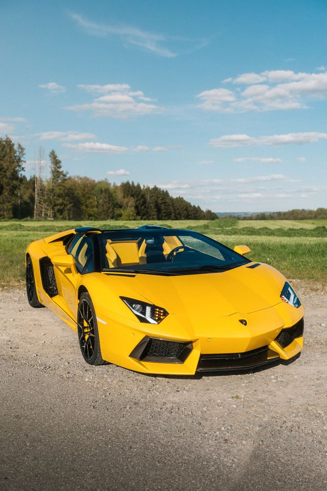 Lamborghini Aventador LP700 fahren Sportwagen mieten Hochzeitauto in Mindelheim