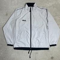 2000s FILA Windbreaker Jacke Weiß Schwarz (L) Bayern - Lochhausen Vorschau