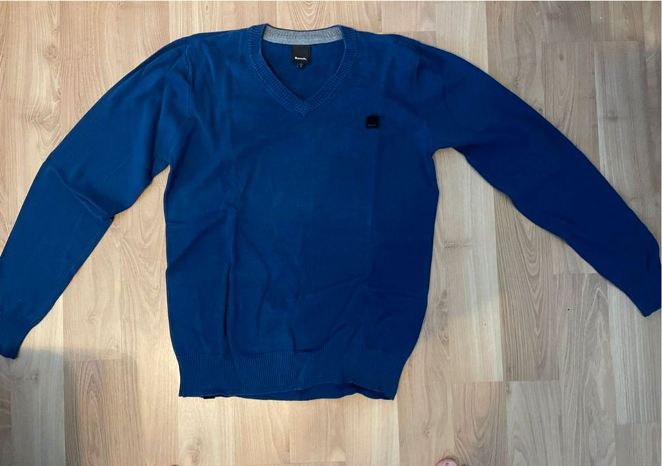 Bench Strick-Pullover, Blau, Größe L in Gescher