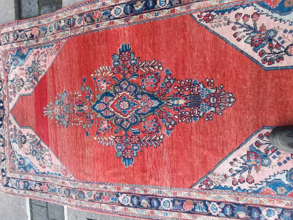 Alt Orientalisch Orientteppich Teppich Handgeknüpft in Groß-Gerau