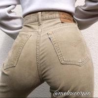 Levis 551 W27 Hose Jeans Cordhose beige Straight Wide Leg Mom hig Hessen - Karben Vorschau