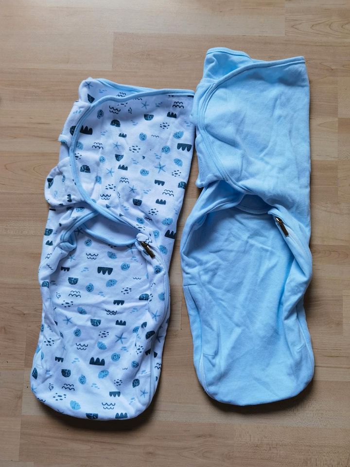 Babywickel，Pucksack 100% Bio Baumwolle，Wickeldecke，Neu! in Moormerland