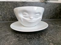 Kaffeetasse mit Unterteller - lachende Gesichter - fiftyeight Baden-Württemberg - Illingen Vorschau