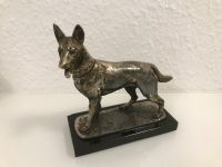 Skulptur Fritz Diller Zinn Schäferhund 20er Jahre auf Marmor TOP Schleswig-Holstein - Bad Oldesloe Vorschau