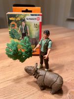 Schleich 42428 Ranger mit Nashorn Niedersachsen - Goldenstedt Vorschau