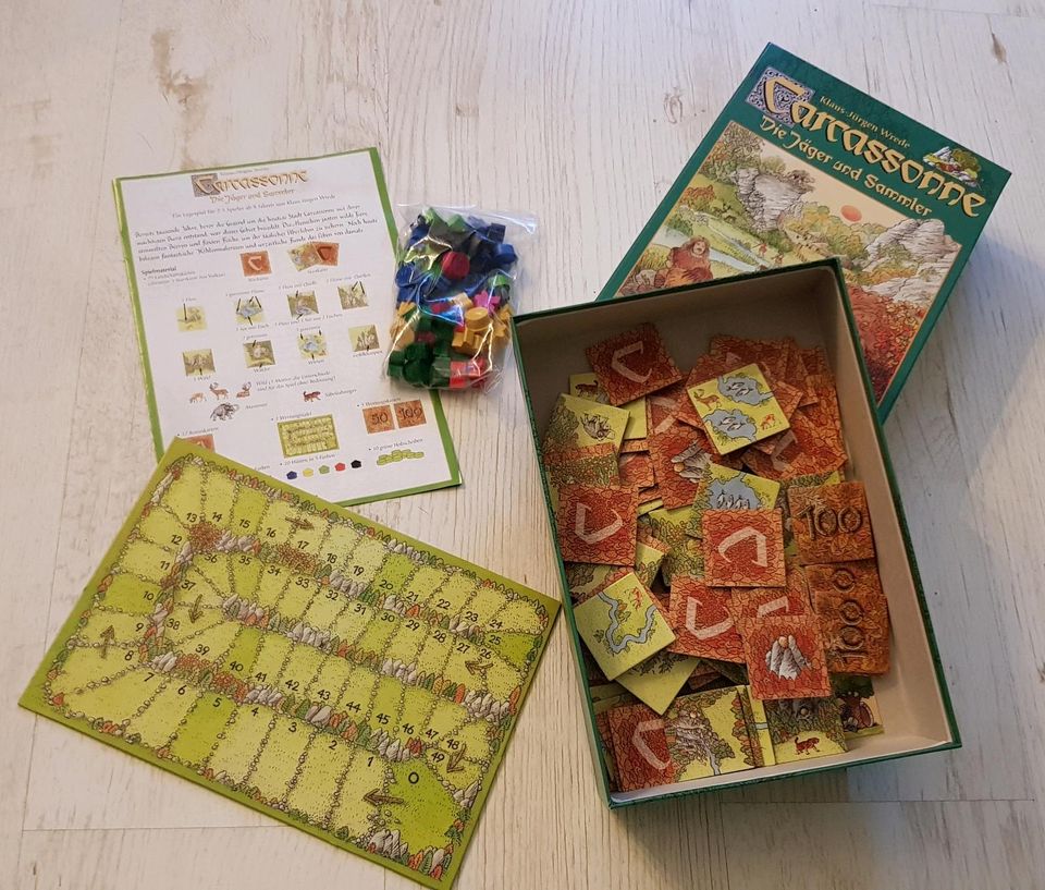 Spieleklassiker Carcassonne die Jäger und Sammler Hans im Glück in Pfronten