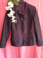 Damen Blazer elegant lila aubergine glänzend festlich Gr 42 Nordrhein-Westfalen - Oer-Erkenschwick Vorschau