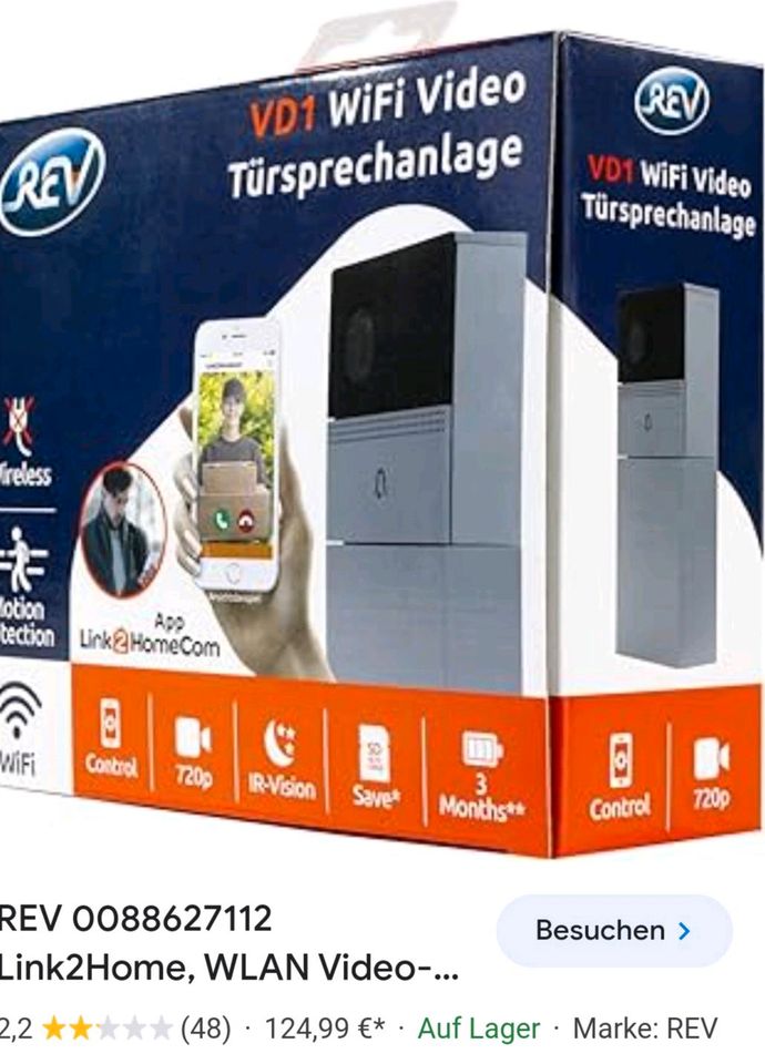 WiFi Video Türsprechanlage von REV in Dresden