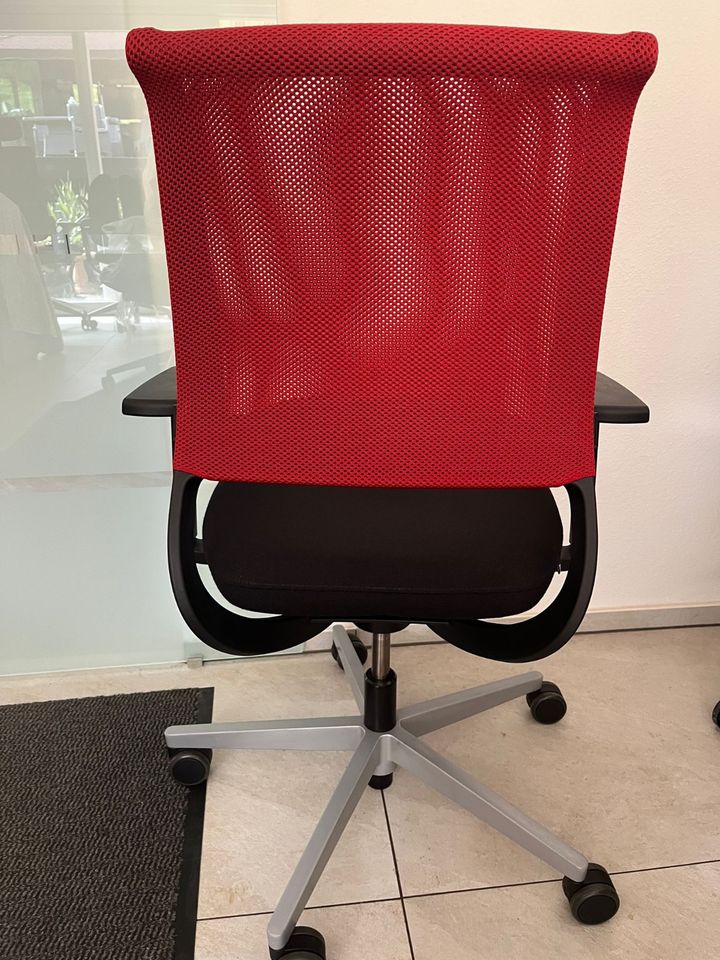 Sedus Netwin NW-100 Bürostuhl - schwarz-rot in Lüdenscheid
